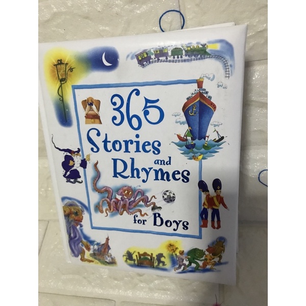 365 Stories and Rhymes for Boys ปกนวมมือสอง(ตำหนิจากปลวก)-bh3