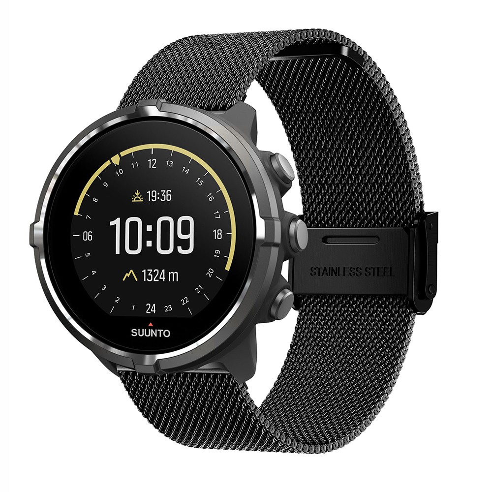 สายนาฬิกาข้อมือโลหะ 24 มม. สําหรับ Suunto 9 Suunto 7 Suunto D5 Spartan Sport Wrist HR Baro