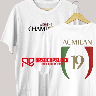 เสื้อยืด พิมพ์ลาย Ac MILAN Ball ITALY 2022 SCUDETTO Series AS-5XL