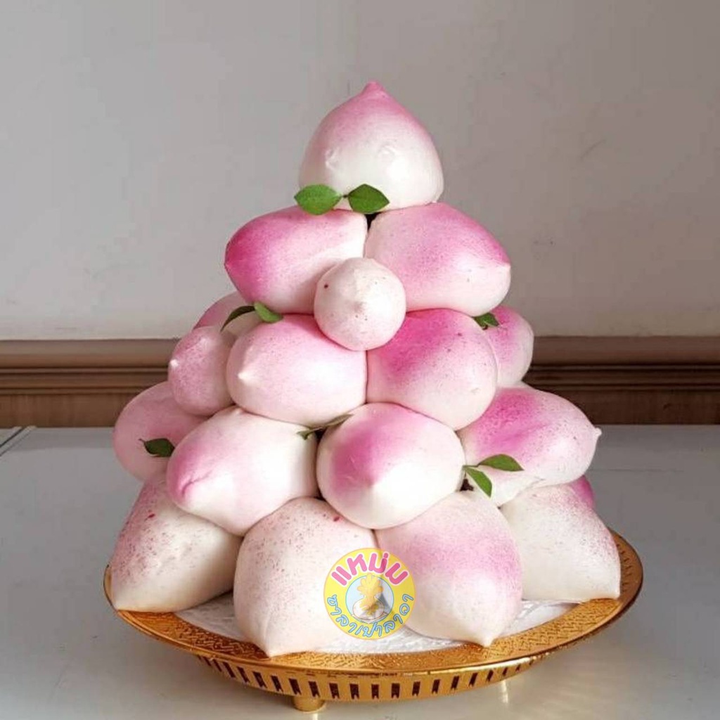 ส่งฟรี ไม่ต้องมีโค้ด   สิ่วท้อมงคล ซิ่วท้อ ของไหว้ วันตรุษจีน ซาลาเปา ซาลาเปามงคล ชุดไหว้ ซาลาเปาอวยพรวันเกิด 24 ลูก ราคา ถูกที่สุด ดีลบีเคเค แกลเลอรีภาพที่ 5