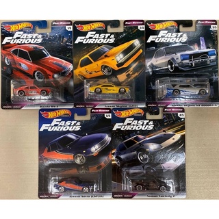 Hot Wheels Fast &amp; Furious premium 2019 fast rewind 5คัน Mazda RX3 / Nissan Skyline / Nissan FairladyZ / Nissan Silvia