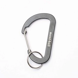 Montbell คาราบิเนอร์ ห่วงเกี่ยวนิรภัย รุ่น 1124335 Key Carabiner Flat D Kan 7