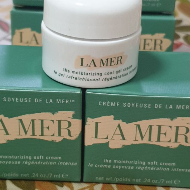 Lamer The moisturizing soft cream/cool gel cream 7ml (มีกล่อง) แท้ 100%#สอบถามขอดูสินค้าเพิ่มเติมได้