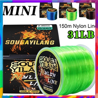 {COD}สายตกปลาไนลอน 150M 5.29-31.26LB3 สายตกปลาไนลอนสีเอ็น ตกปลาสายเอ็นตกปลาเอ็น ตกปลาเบ็ดตกปลาพกพาตกปลา