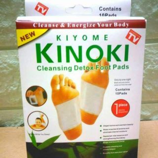 Kinoki Detox Foot Pad แผ่นแปะเท้าดูดสารพิษ แผ่นดูดสารพิษจากเท้า แผ่นแปะเท้าเพื่อดูดสารพิษ