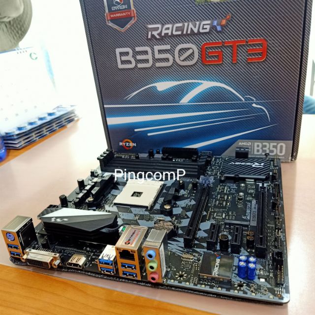 Mainboard ( เมนบอร์ด ) Am4 Biostar Racing B350 GT3