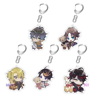 Daer Luxiem พวงกุญแจตุ๊กตาของเล่น NIJISANJI Vtuber Anime Keyring Vox Luca Mysta Shu Ike Bag ของขวัญ