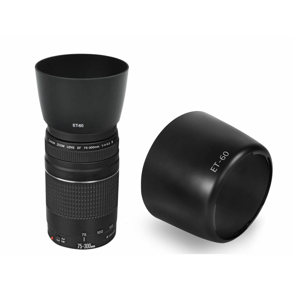 ET-60 ET-60II Lens Hood for Canon EF-S 55-250mm f/4-5.6 IS / IS II ฮูดเลนส์ Canon 55-250 IS / IS II