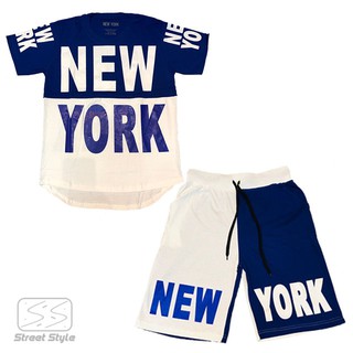 เสื้อ-กางเกง นิวยอร์ก NEW YORK t-shirt shorts ขายแยก ทั้งเสื้อ-กางเกง