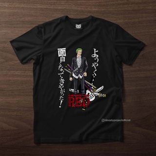 เสื้อยืด ลาย One Piece Red Zoro Film