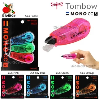 Tombow mono CC5 / CC6 I เทปลบคำผิดกว้าง 5 และ 6 มิลลิเมตร ยาว 6 เมตร