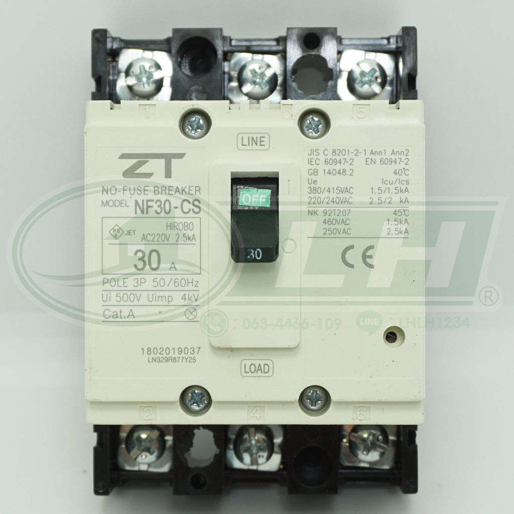 เมน เบรกเกอร์ NF-30-CS 3P 30A ZT Electric