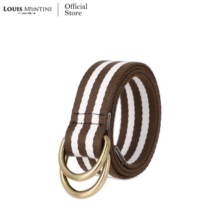 ราคาLouis Montini Canvas Belt canvas เข็มขัดผ้า เข็มขัดผู้ชาย เข็มขัดผู้หญิง เข็มขัดแฟชั่น MCT13