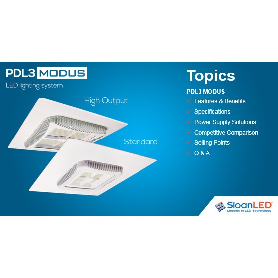 ไฟ Sloan LED lighting system
