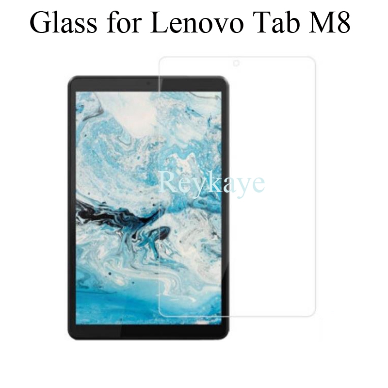 กระจกนิรภัยกันรอยหน้าจอสําหรับ Lenovo Tab M8 ฟิล์มกันรอยหน้าจอเหนียว