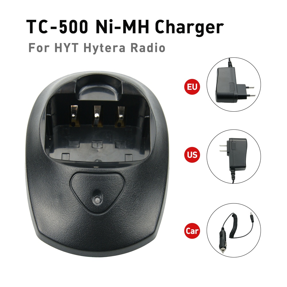 C-30TC-500 WalkieTalkie Charger สําหรับ HYT Hytera TC-500 TC500 TC-446 TC446 วิทยุ 2 ทิศทาง + BH1104