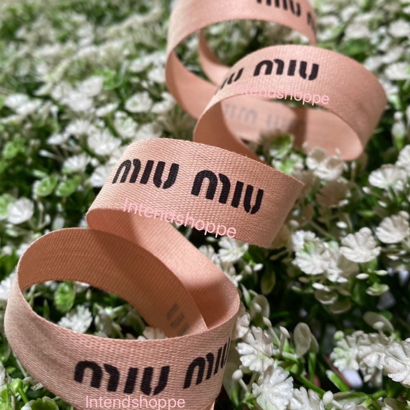 พร้อมส่ง ริบบิ้น Miu Miu แท้ %