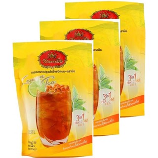 ﻿ChaTraMue Lemon 3in1 Tea ชาตรามือ ชามะนาวปรุงสำเร็จ 5ซอง (3แพค)