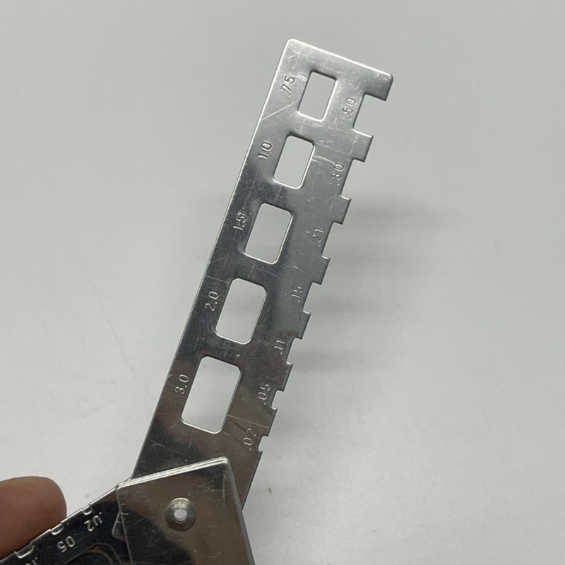 แผ่นวัดเพชร วัดขนาดพลอย แผ่นวัดขนาดเพชร - รูปที่ 3