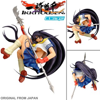 Figure งานแท้ CLayz ฟิกเกอร์ Ikkitousen Dragon Destiny ศึกชิงลูกแก้วมังกร มหาสงครามลูกแก้วมากะ Unchou Kanu คานู อันโช