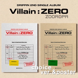 [ZOOROPA] DRIPPIN VILLAIN ZERO 2ND SINGLE ALBUM