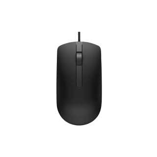 Dell MS116 USB Wire Optical Mouse [black] : เม้าส์ เดลล์ อ็อปติคอลแบบมีสาย ยูเอสบี เม้าส์มาตรฐาน รับประกัน 1ปี