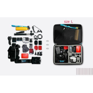 โล๊ะ! กระเป๋าใส่ Gopro หรือกล้องแอคชั่น size L ของดีมาก / Telesin EVA case size L