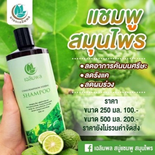 แชมพูสมุนไพร เฉลิมพล CHALOEMPHON HERBAL SHAMPOO