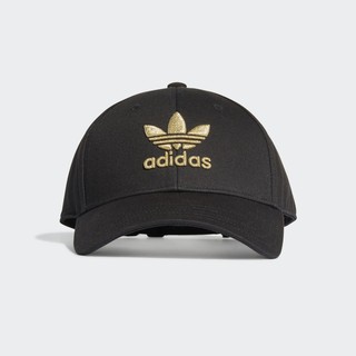 ADIDAS ORIGINALS หมวกเบสบอล ADICOLOR GOLD แท้ สี BLACK