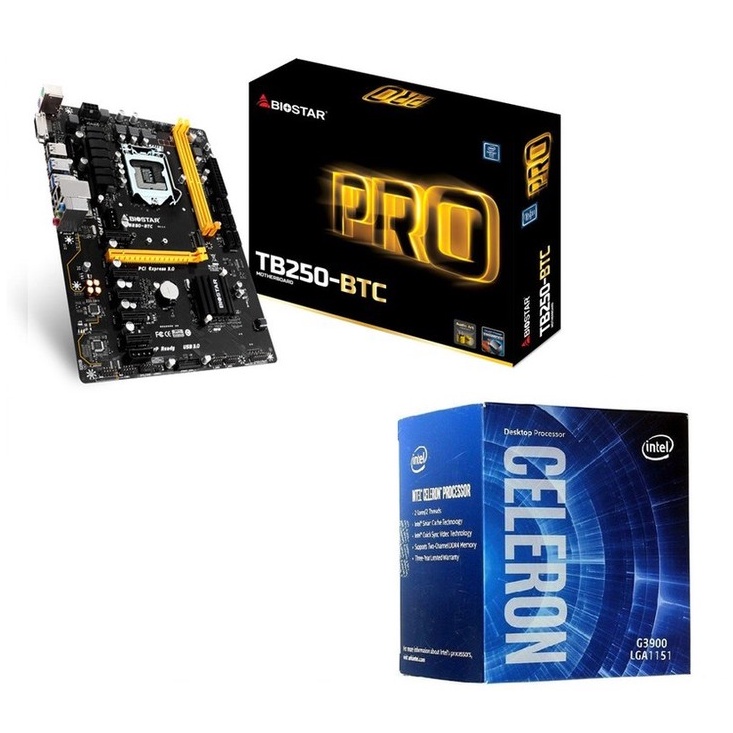 Biostar TB250-BTC Ver. 6.x (6 ช่อง PCI-E) เมนบอร์ดมืออาชีพ