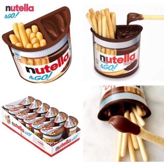 Nutella &amp; go บิสกิตจุ๋มช้อกแล็ต แพ้ก 12 ชิ้น 600 บาท