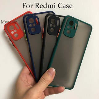 ตรงรุ่นขอบสีผิวด้าน เคสกันกระแทก ขอบนิ่ม Redmi 12 12C 11A 10 Note 10 10A 10S 9T 9 9A 9C 9T 9S 9 7 Pro 5G 4G 2022 2023