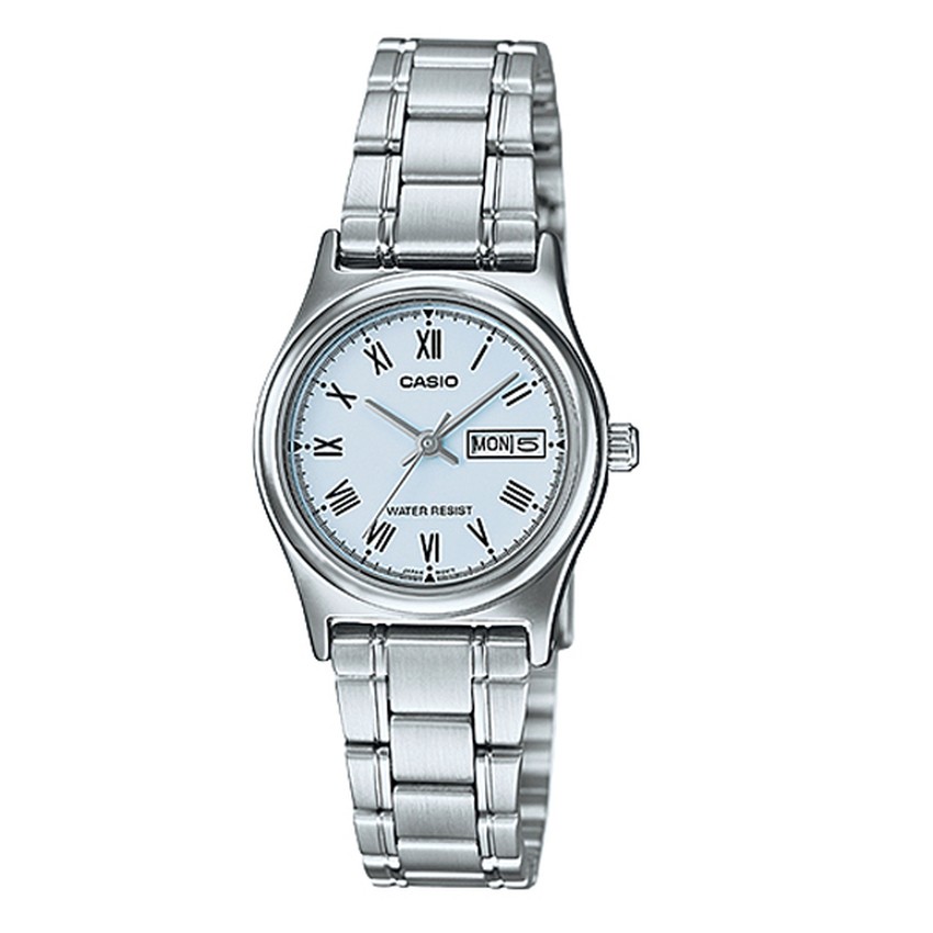 CASIO STANDARD สายสแตนเลส รุ่น LTP-V006D-2BUDF, LTP-V006D-2B,LTP-V006D
