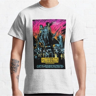 เสื้อยืดโอเวอร์ไซส์ใหม่ เสื้อยืด ผ้าฝ้าย 100% พิมพ์ลาย Streets Of Fire 1984 Niaadc95Eghodn47 ไซซ์ XS-3XL สําหรับผู้ชายS-