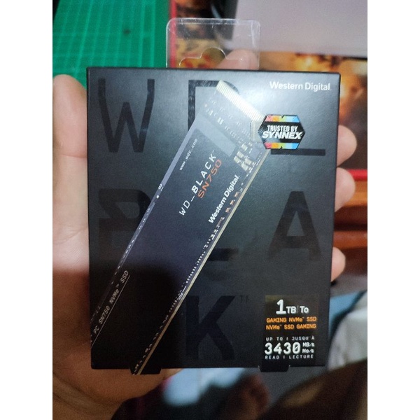 1TB SSD (เอสเอสดี) WD BLACK SN750  ประกันเดินมา 2 เดือนครับ- สินค้ารับประกัน 5 ปี