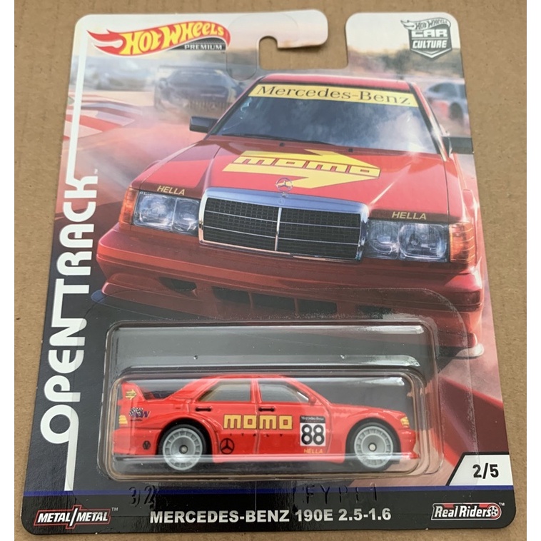 Hot Wheels Premium Mercedes Benz 190E 2.5-1.6