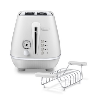 DELONGHI เครื่องปิ้งขนมปัง Distinta Moments (900 วัตต์) รุ่น CTIN2103.W - สีขาว