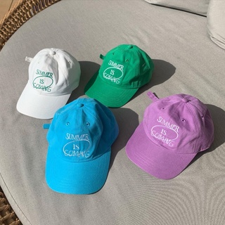 พร้อมส่ง!! QCLOTH หมวก summer cap ร้อนแรงทุกฤดูกาล 🏖