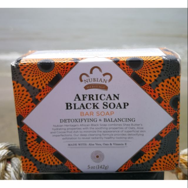 สบู่ผิวใส ลดสิวฝ้า African Black Soap