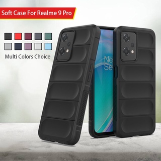 เคสโทรศัพท์ซิลิโคน TPU แบบนิ่ม กันกระแทก ป้องกันกล้อง สําหรับ Realme 9 9i Pro Plus 4G 5G Realme9 Realme9i