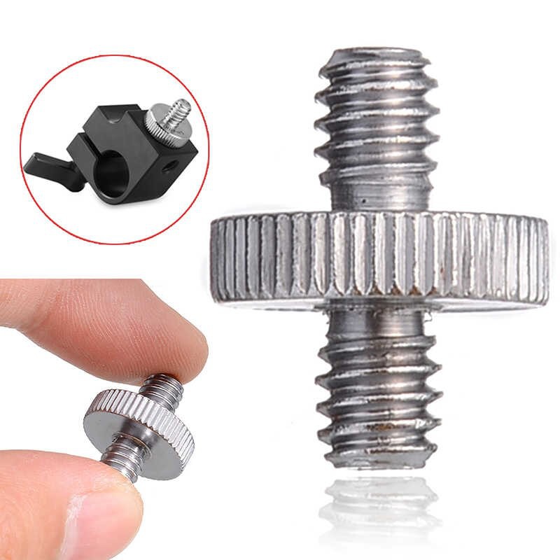 1/4" Male to 1/4" Male Threaded Adapter 1/4 Inch Double Male Screw Adapter Supports Tripod