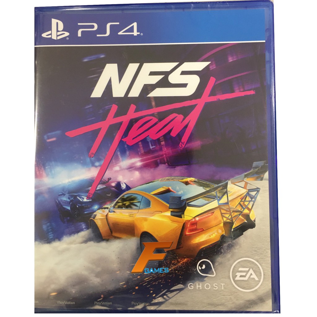 PS4 Need for Speed Heat NFS (Zone 3/Asia)(English) แผ่นเกมส์ ของแท้ มือ1 ของใหม่ ในซีล