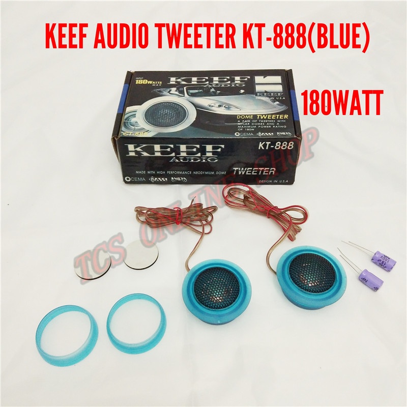 KEEF AUDIO KT-888 ทวีตเตอร์โดมประสิทธิภาพสูง 20 มม. (สีน้ําเงิน)