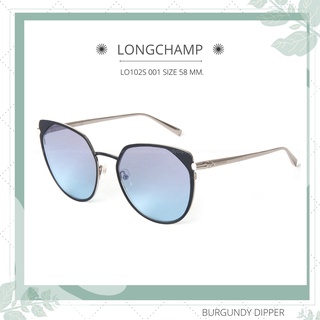 แว่นกันแดด LONGCHAMP : LO102S 001 SIZE 58 MM.