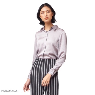 PUSAMALA grey Lilly shirt