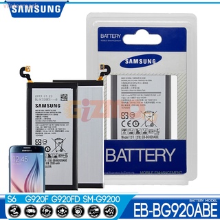 แบตเตอรี่ Samsung Galaxy S6 SM-G920F, G920FD, G9200, รุ่น EB-BG920ABE แบตเตอรี,