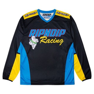 SLUM LTD - RIPNDIP Racing Team LS Jersey Black