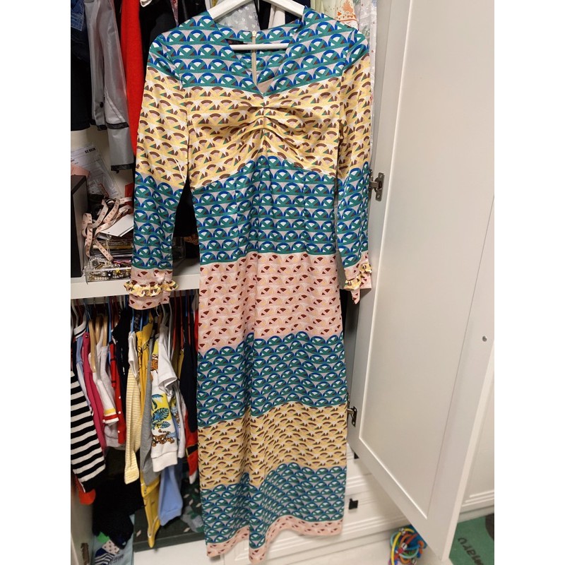 เดรสงานป้ายwideliarealไซร์Sสวยมากลายสวย