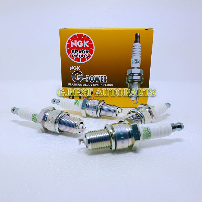 Ngk G-POWER SPARK PLUG BPR6EGP SAGA ISWARA WIRA 1.3 1.5 4PC