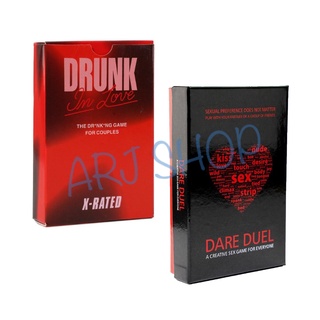 Dare duel &amp; Drunk in love Board game : บอร์ดเกม เกมปาร์ตี้ เกมวงเหล้า Fun Adult Drinking Game for Party